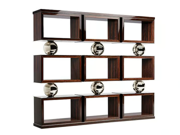 SPHERES - Sectional open wooden bookcase by Siwa Soft Style - view 3